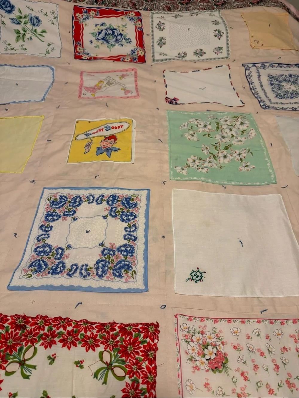 Handmade vintage handkerchief